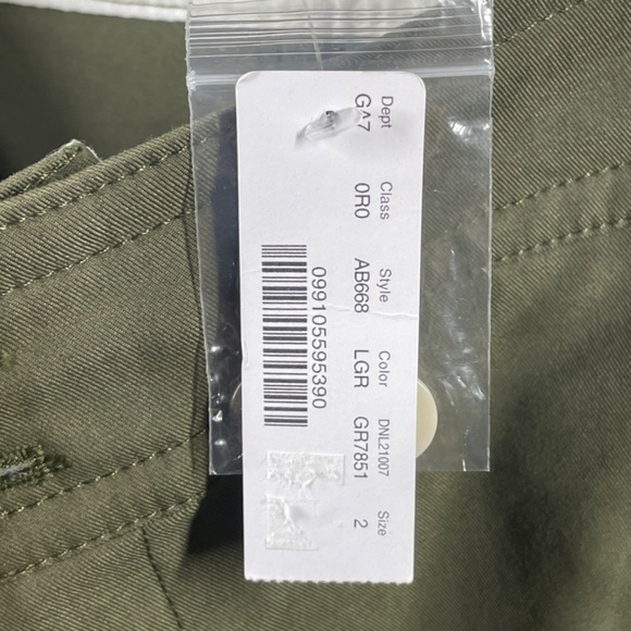 NEW J Crew Pants Womens 2 green wide leg preppy classic casual - Picture 5 of 9